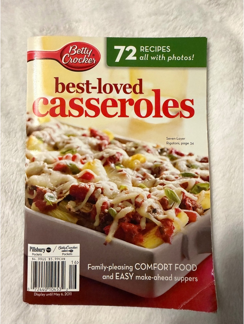 Betty Crocker Best-Loved Casseroles Cookbook Magazine
